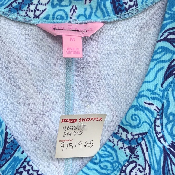 Lilly Pulitzer Nice Tail Haley Dress Mermaid Print - Picture 4 of 7